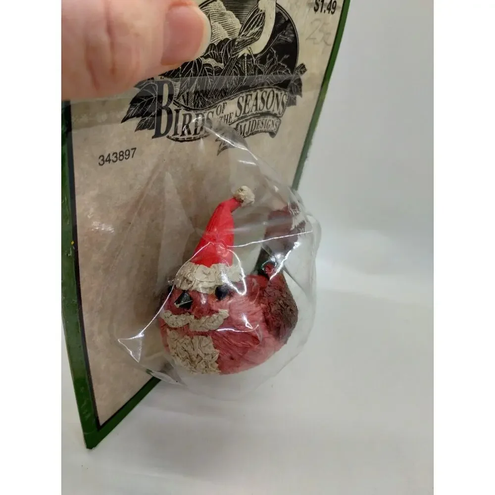 Birds of the Season by MJ Designs Paper Mache